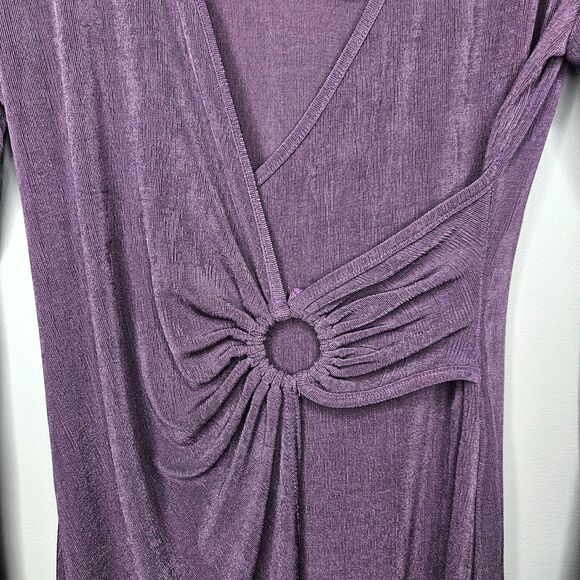 Princess Polly Lavender Wrap Mini Dress - Picture 4 of 11